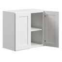 Wall Cabinet 9"W x 30"H - White Shaker