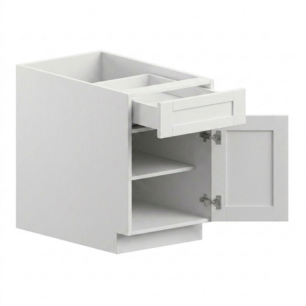 Base Cabinet 21" - White Shaker