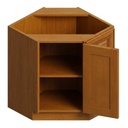 Base Diagonal Corner 36" - Coffee