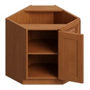 Base Diagonal Corner 36" - Coffee