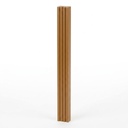 Refrigerator Wall Filler 3"W x 38"H - Coffee