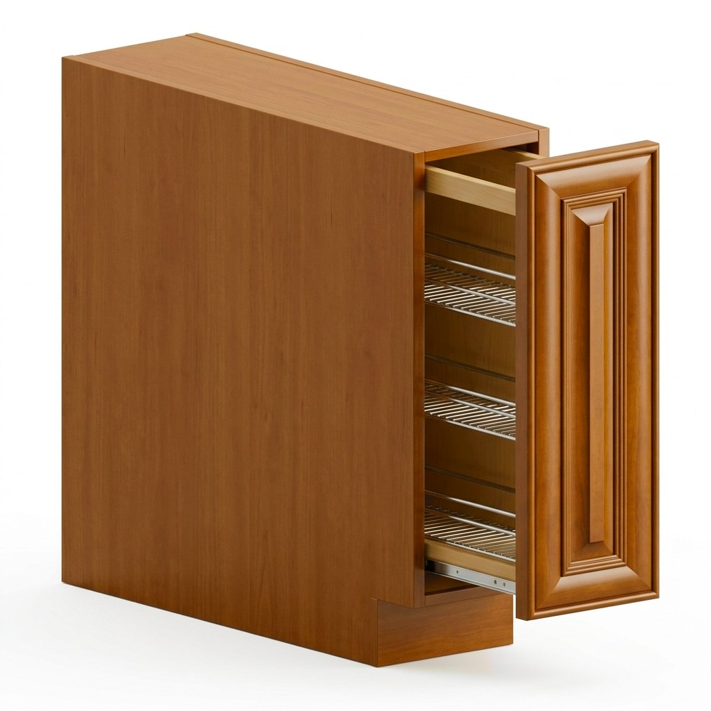 Base Spice Rack Pull-Out 9" - Coffee
