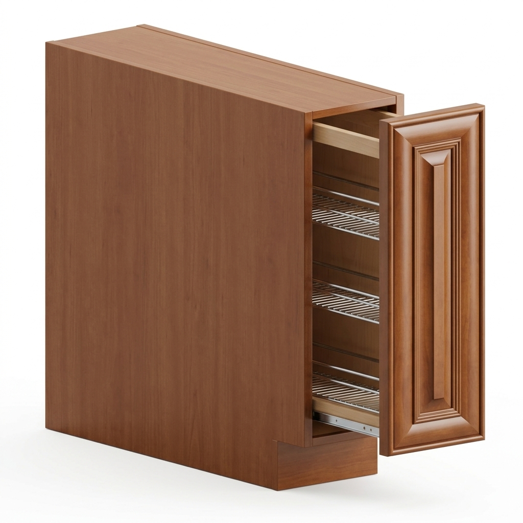 Base Spice Rack Pull-Out 9" - Coffee