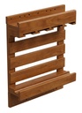 Wall Glass Hutch 36"W x 12"H - Coffee