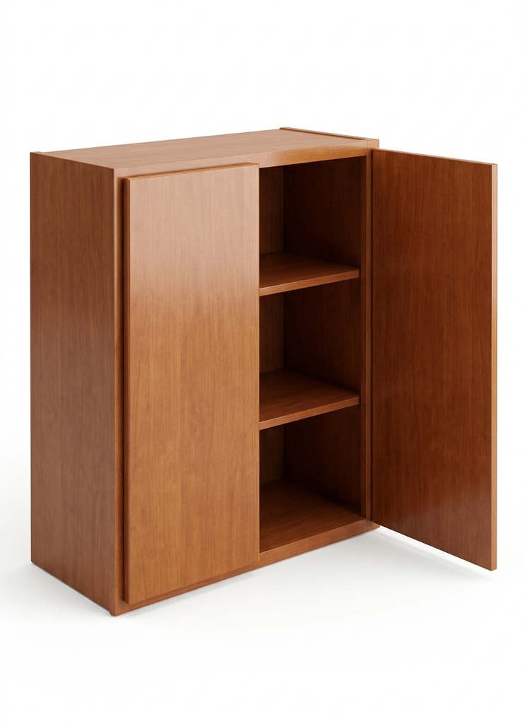 Wall Cabinet 36"W x 12"H (24" Deep) - Coffee