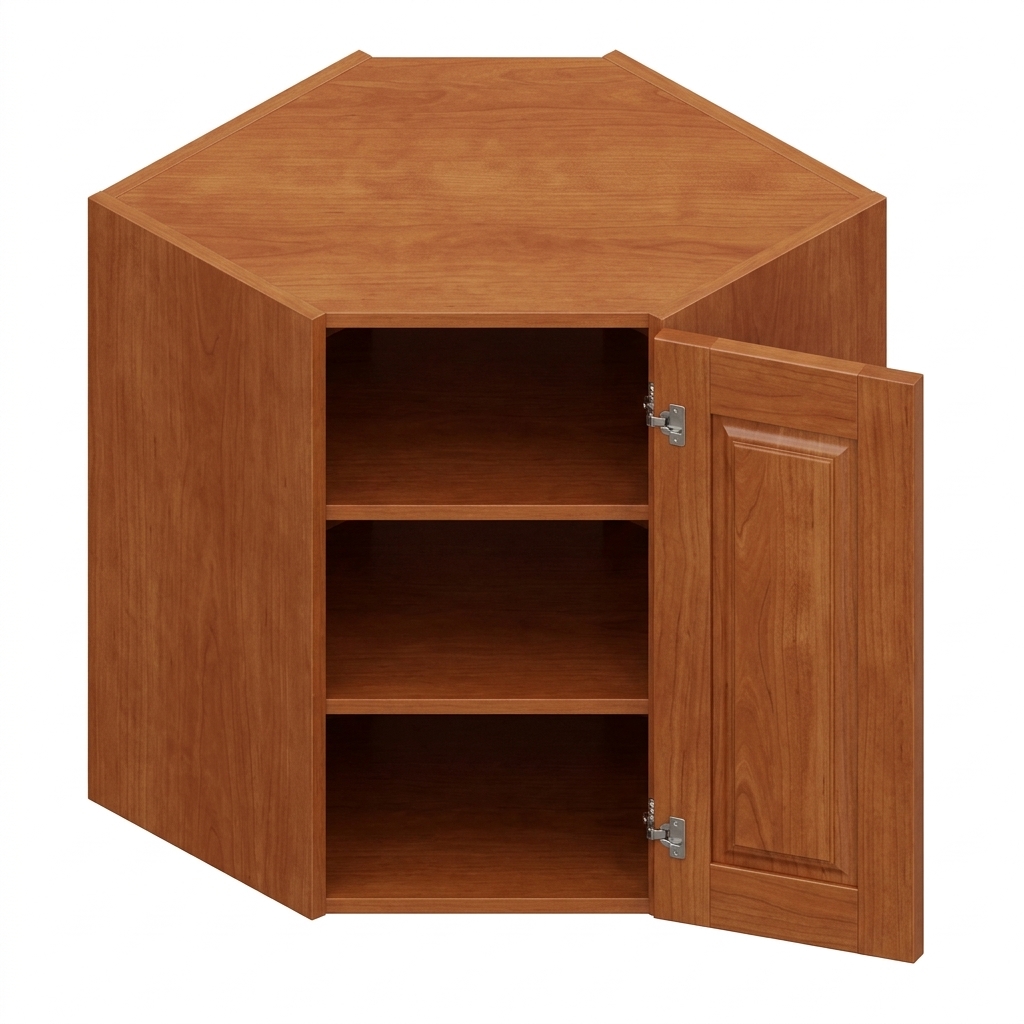 Wall Diagonal Corner 24"W x 38"H - Coffee