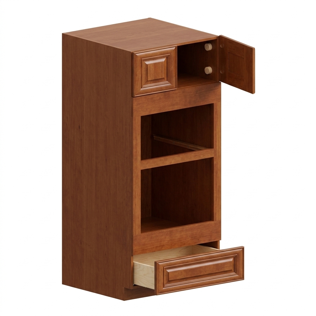 Double Oven Cabinet 30"W x 92"H - Coffee