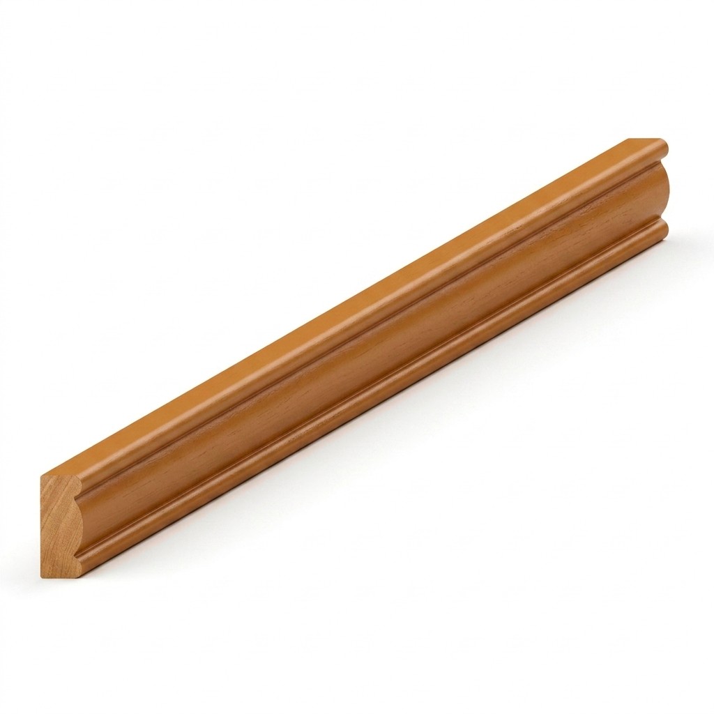 Light Rail Molding 8' - Coffee