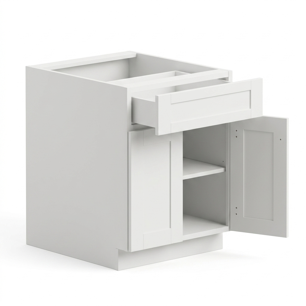 Base Cabinet 33" - White Shaker