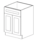 White Shaker Vanity Sink Base 36"
