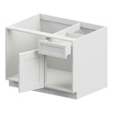 Base Blind Corner 39" - White Shaker