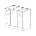 Grey Shaker Base Blind Corner 42"