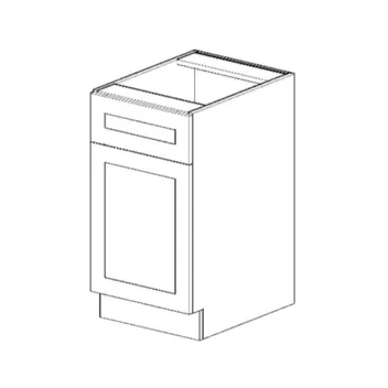 Grey Shaker Base Cabinet 21"