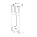Grey Shaker Oven Cabinet 30" x 96"