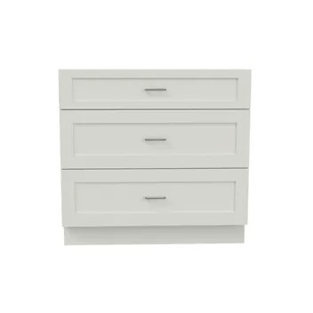 Grey Shaker Vanity Drawer Base 12"