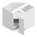 Base Lazy Susan 36" - White Shaker