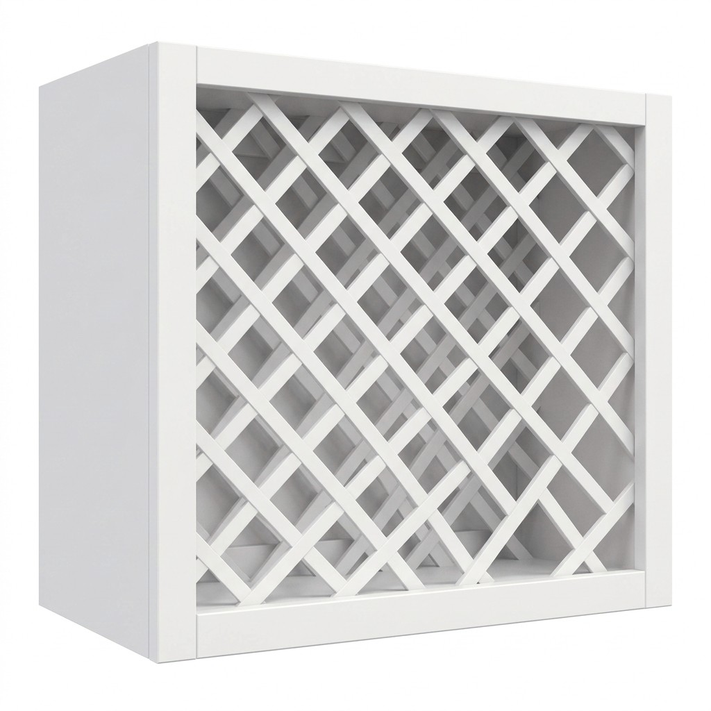 Wall Corner 30"W x 18"H - White Shaker