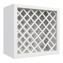 Wall Corner 30"W x 18"H - White Shaker