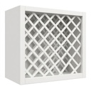 Wall Corner 36"W x 18"H - White Shaker