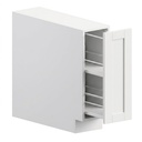 Base Spice Rack Pull-Out 9" - White Shaker