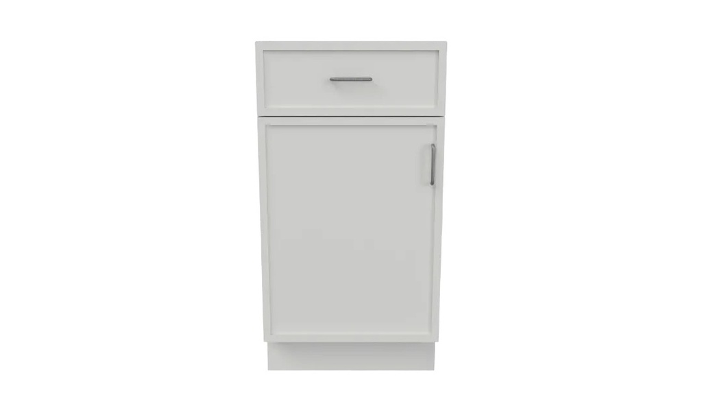 White Slim Shaker Base 15"