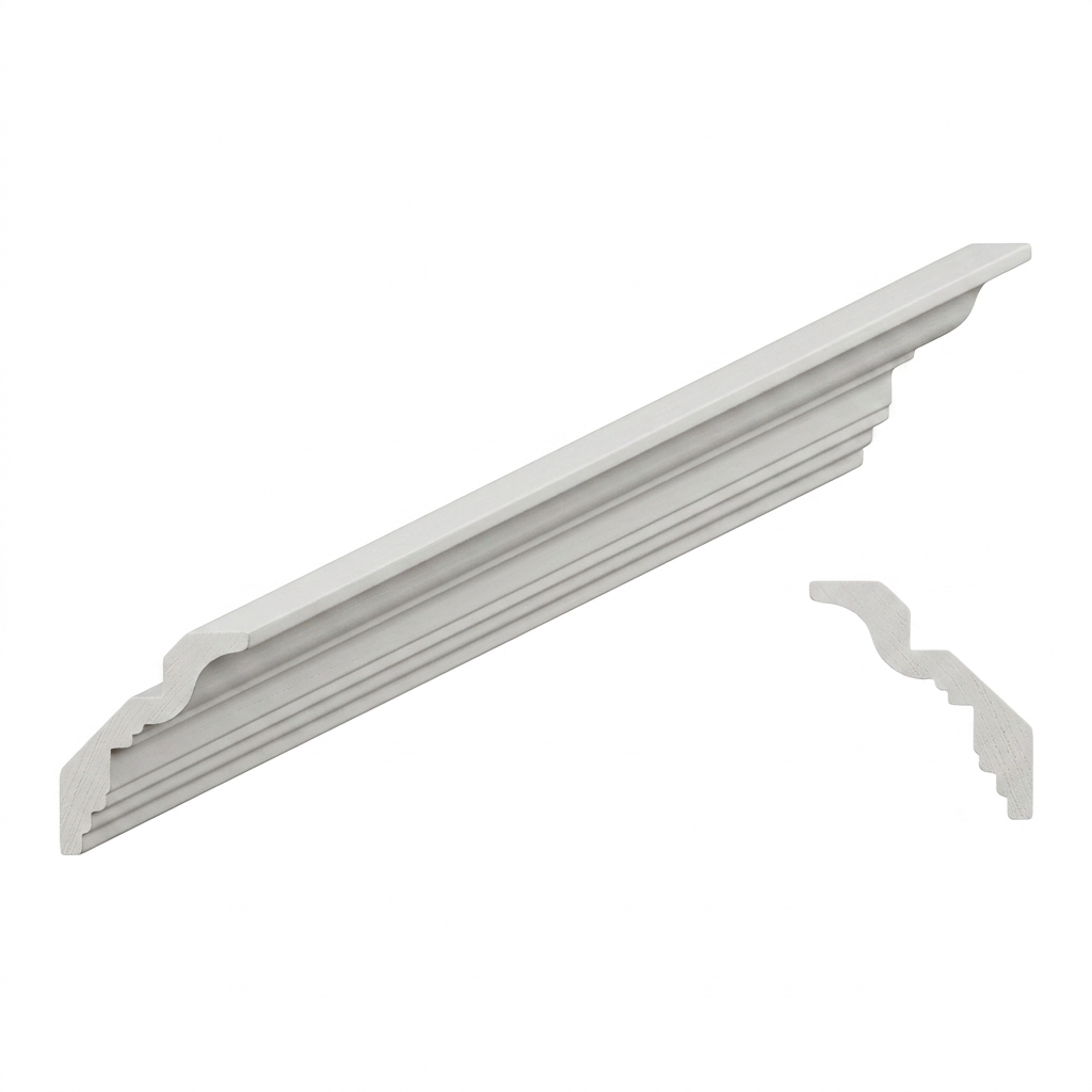 Crown Cove Molding 8' - White Shaker
