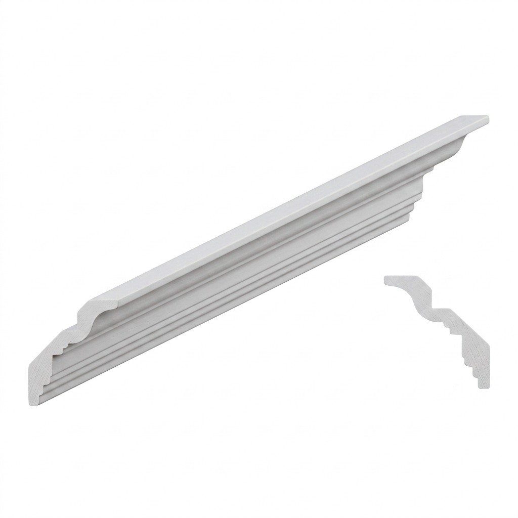 Crown Cove Molding 8' - White Shaker