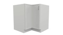 White Slim Shaker Base Lazy Susan 33"