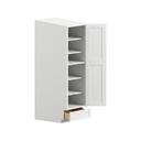 Pantry Cabinet 18"W x 96"H - White Shaker
