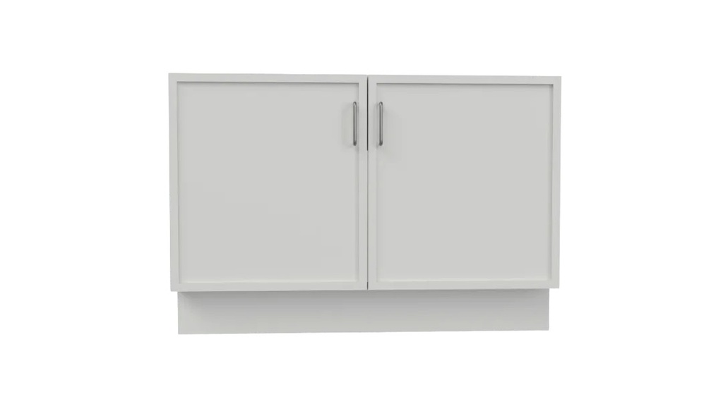 White Slim Shaker Farm Sink Base 36"