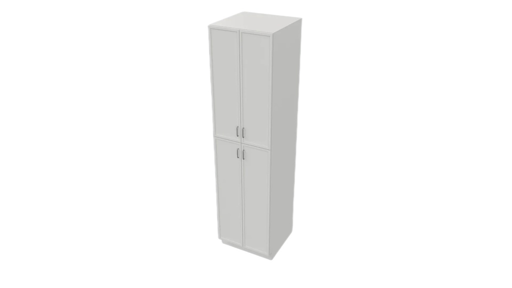 White Slim Shaker Pantry Utility 24" x 84"