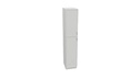 White Slim Shaker Utility 18" x 84"
