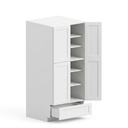 Pantry Cabinet 24"W x 90"H - White Shaker