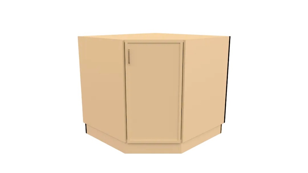 Timber Slim Shaker Base Diagonal Corner 36"