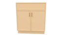 Timber Slim Shaker Base Sink Base 33"