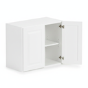 Wall Cabinet 30"W x 24"H - White Shaker