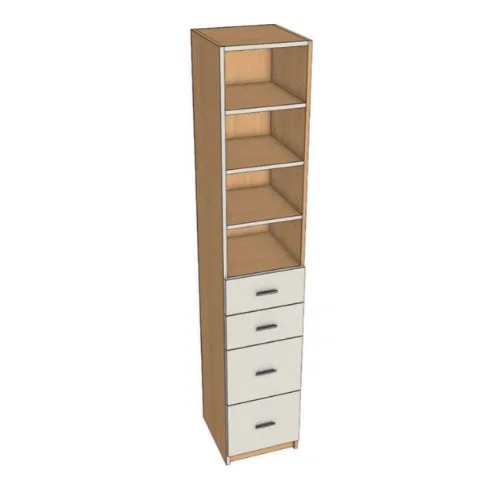 [GKD-CLOSET-42932] Closet 4 Drawer Base