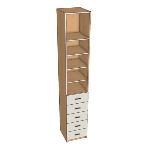 [GKD-CLOSET-42934] Closet 5 Drawer Base 5 shelves