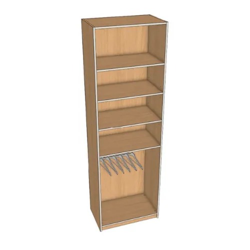 Closet Short Hanger 4 Shelves