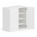 Wall Cabinet 30"W x 42"H - White Shaker