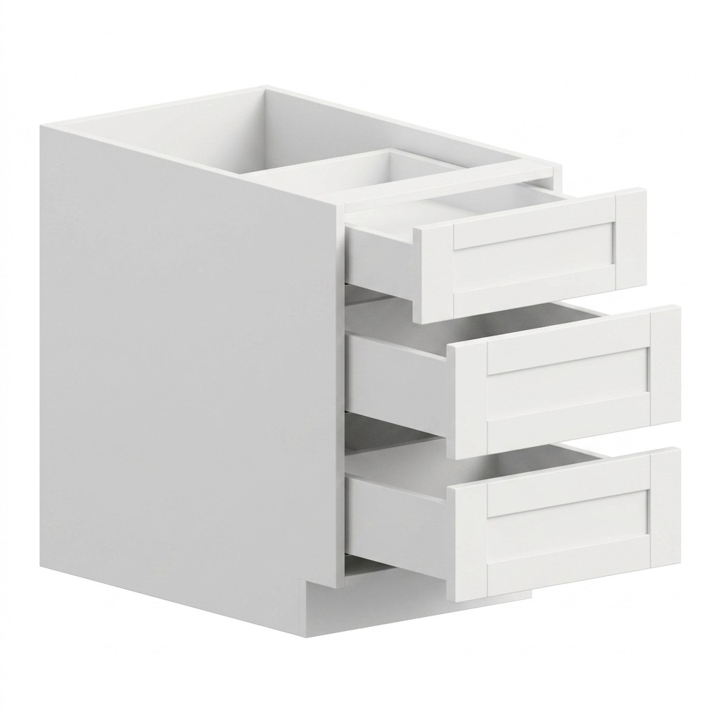 Drawer Base 12" - White Shaker