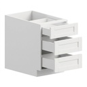Drawer Base 12" - White Shaker