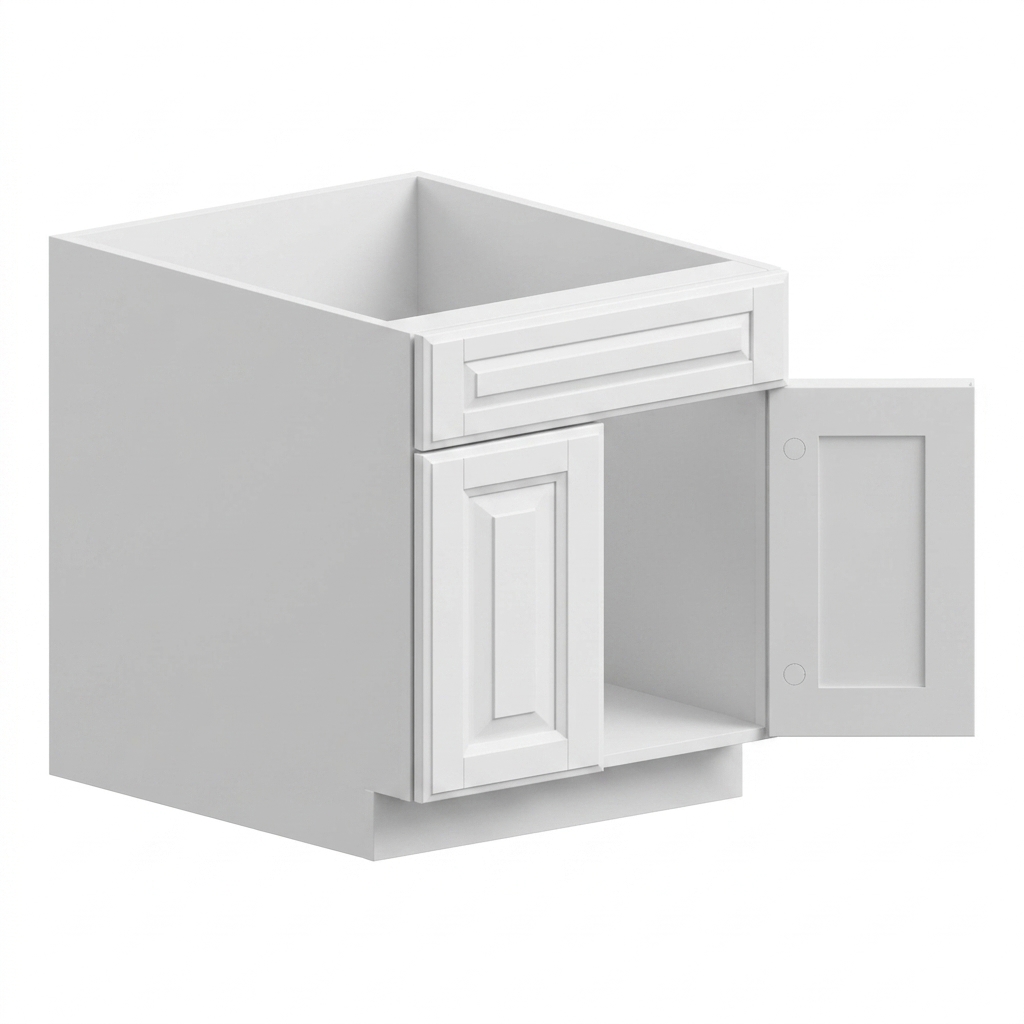 [SB36-TK] Sink Base 36" - White Shaker