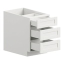 Drawer Base 21" - White Shaker