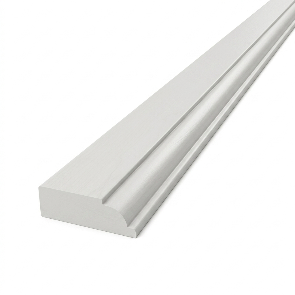[SM8-TK] Scribe Molding 8' - White Shaker