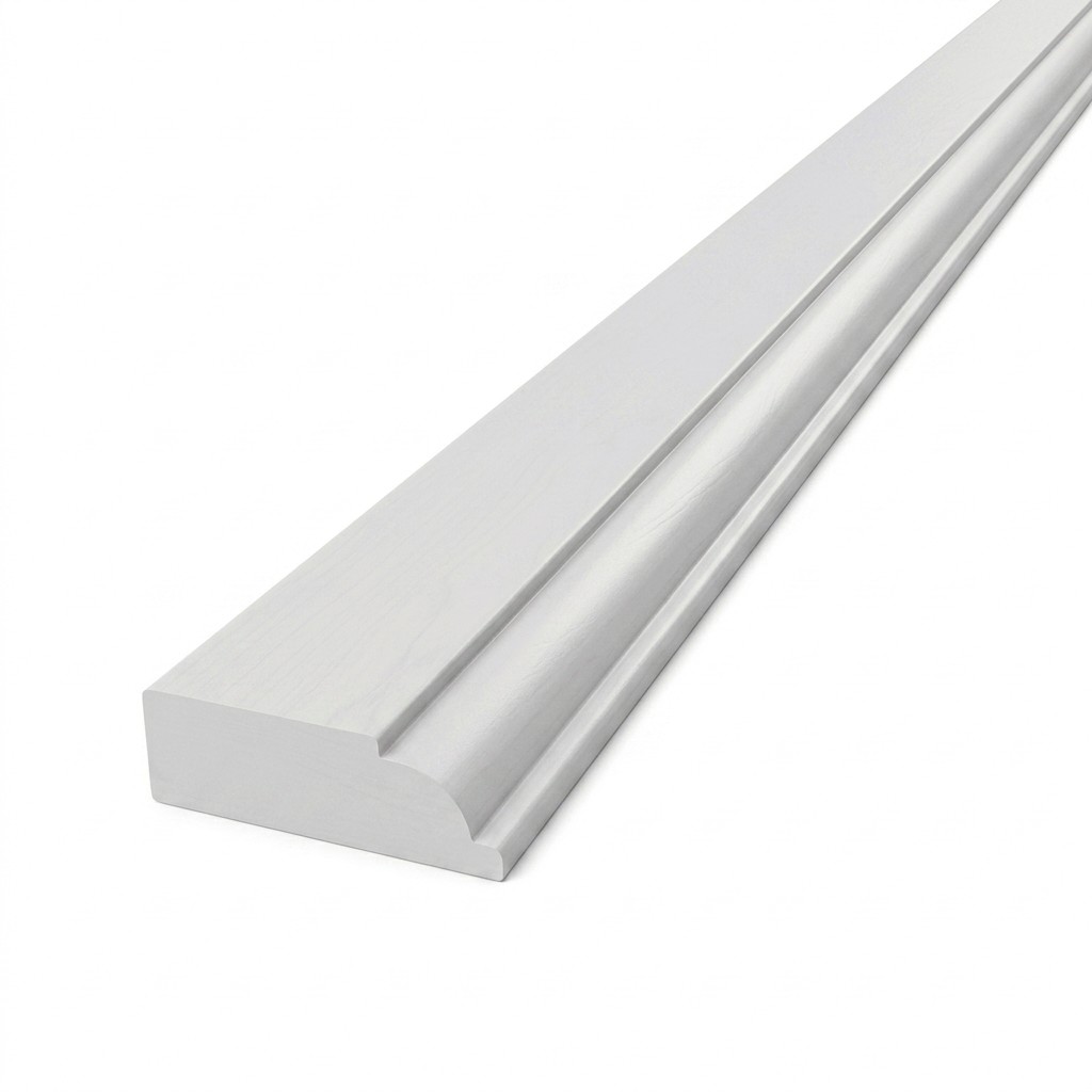 Scribe Molding 8' - White Shaker