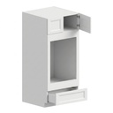 Double Oven Cabinet 30"W x 84"H - White Shaker