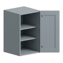 Wall Cabinet 15"W x 38"H - Stone Gray