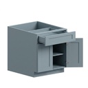 Base Cabinet 27" - Stone Gray