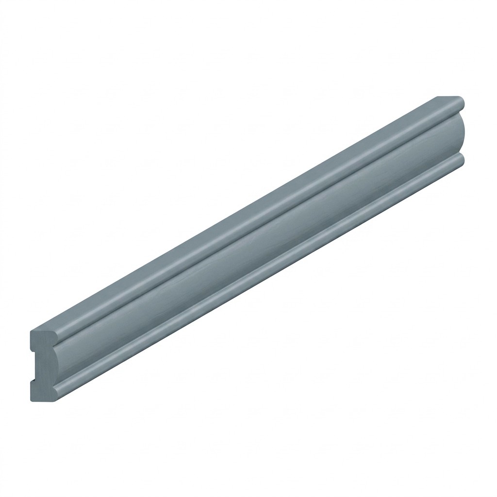 Light Rail Molding 8' - Stone Gray
